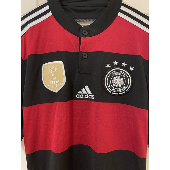 Germany Deutsher Fussball-Bund FIFA Adidas Men’s Small Jersey Climacool - Picture 2 of 4